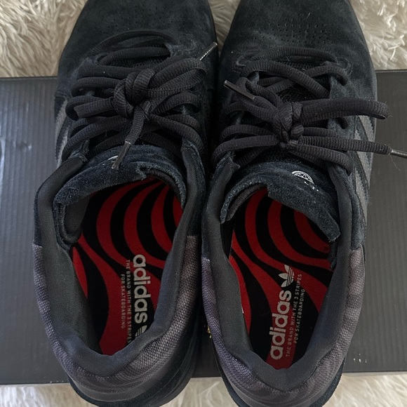 adidas x Spitfire Tyshawn Mid Black & Grey Skate Shoes #HQ9792 - Picture 8 of 15